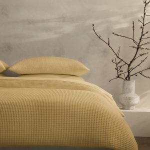 Cotton Waffle-Weave Duvet Cover