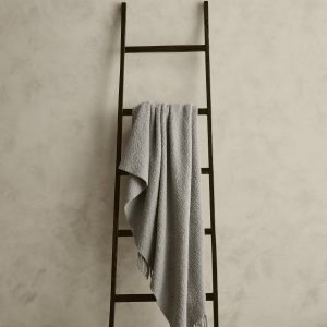 Alpaca Bouclé Throw Blanket