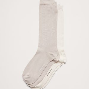 Silk-Blend Trouser Sock 2-Pack