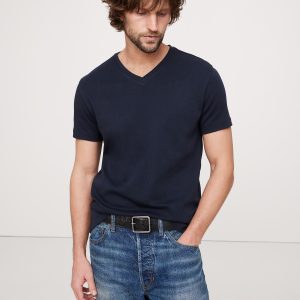 Luxury-Touch V-Neck T-Shirt