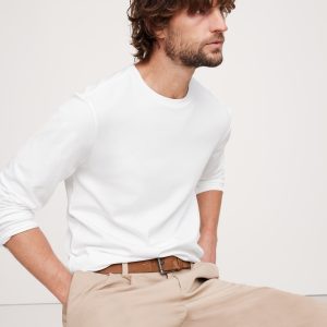 Luxury-Touch Long-Sleeve T-Shirt