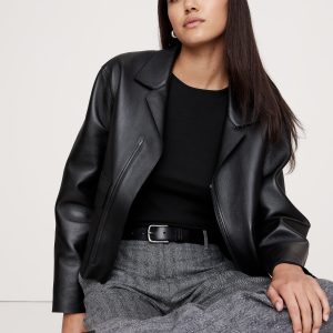 Ribbed Long-Sleeve Crew-Neck T-Shirt