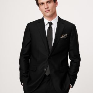 Signature Italian Hopsack Suit Jacket