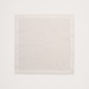 Ladder Stitch Linen Pocket Square
