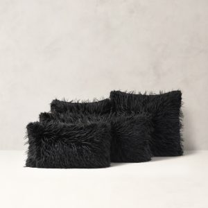 Tipped Faux Fur Pillow
