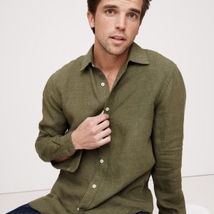 Standard-Fit Linen Shirt