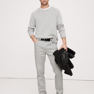 Slim Linen-Cotton Traveler Pant