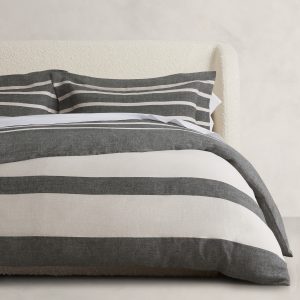 Bold Stripe Linen Duvet