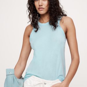Airy Cotton Crepe Tank