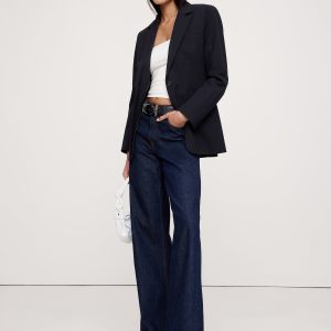 Slim Italian Wool Blazer