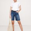 High-Rise Denim 8" Short