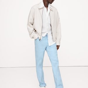 Slim Linen-Cotton Traveler Pant