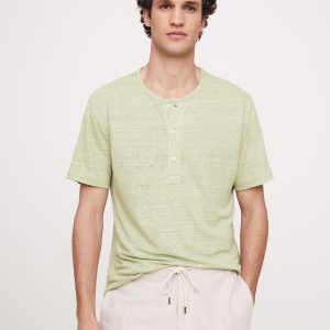 Linen Henley T-Shirt