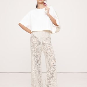 Flared Italian Lace Beach Pant