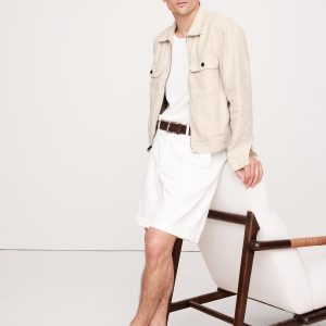 Linen-Cotton Mechanic's  Jacket