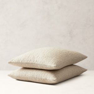 Hand-Stitched Linen Shams