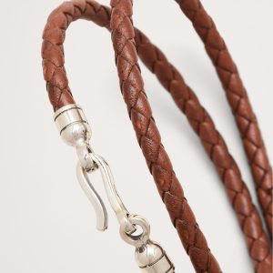 Euro Braided Leather Double Wrap by Caputo & Co