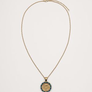 Wanderlust Celestial Petite Pendant Coin with Chain by Jane Win