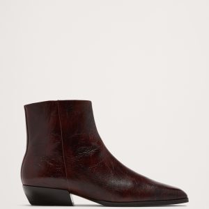 Italian Leather Ankle Boot
