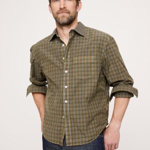 Loose-Fit Washed Cotton Poplin Shirt
