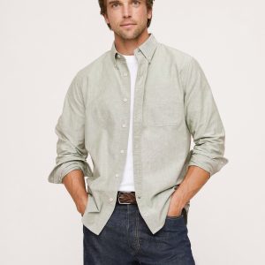 Standard-Fit Oxford Shirt