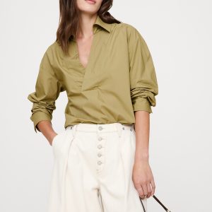 Long-Sleeve Popover Tunic