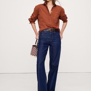 Cotton Twill Popover Shirt