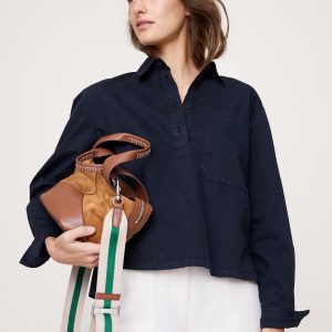 Cotton Twill Popover Shirt