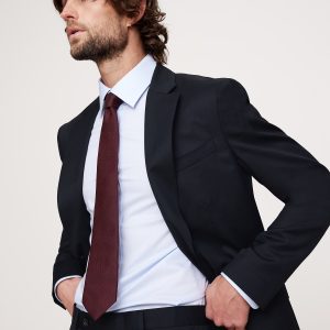 Signature Italian Houndstooth Suit Jacket