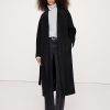 Italian Wool-Cashmere Wrap Coat