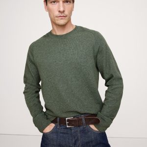 Slub Double-Knit Crew-Neck T-Shirt