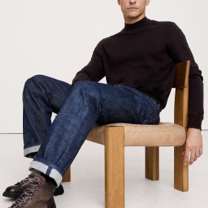 Merino Mock-Neck Sweater