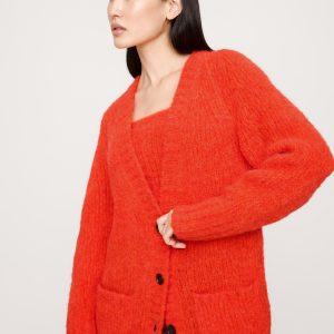 Italian Alpaca-Blend Cardigan