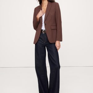 Slim Italian Wool Blazer