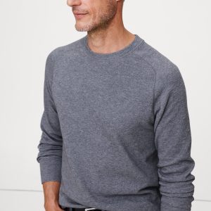 Slub Double-Knit Crew-Neck T-Shirt