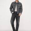 Boiled Wool-Blend Shirt Jacket